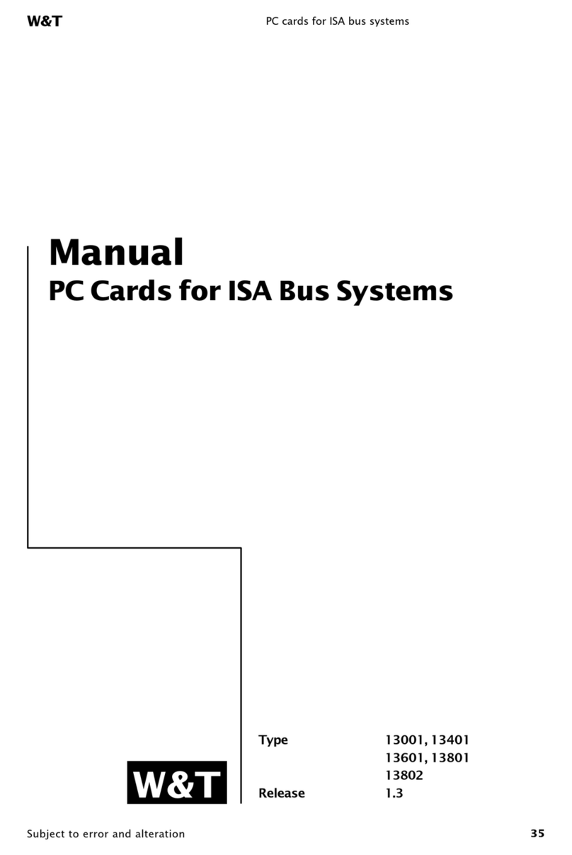 W&T Electronics SW 1.9 manual