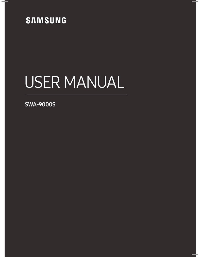 Samsung Sound+ SWA-9000S User manual