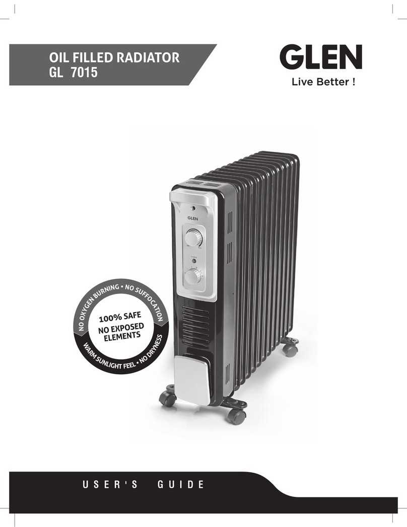 Glen GL 7015 9 Fins User manual