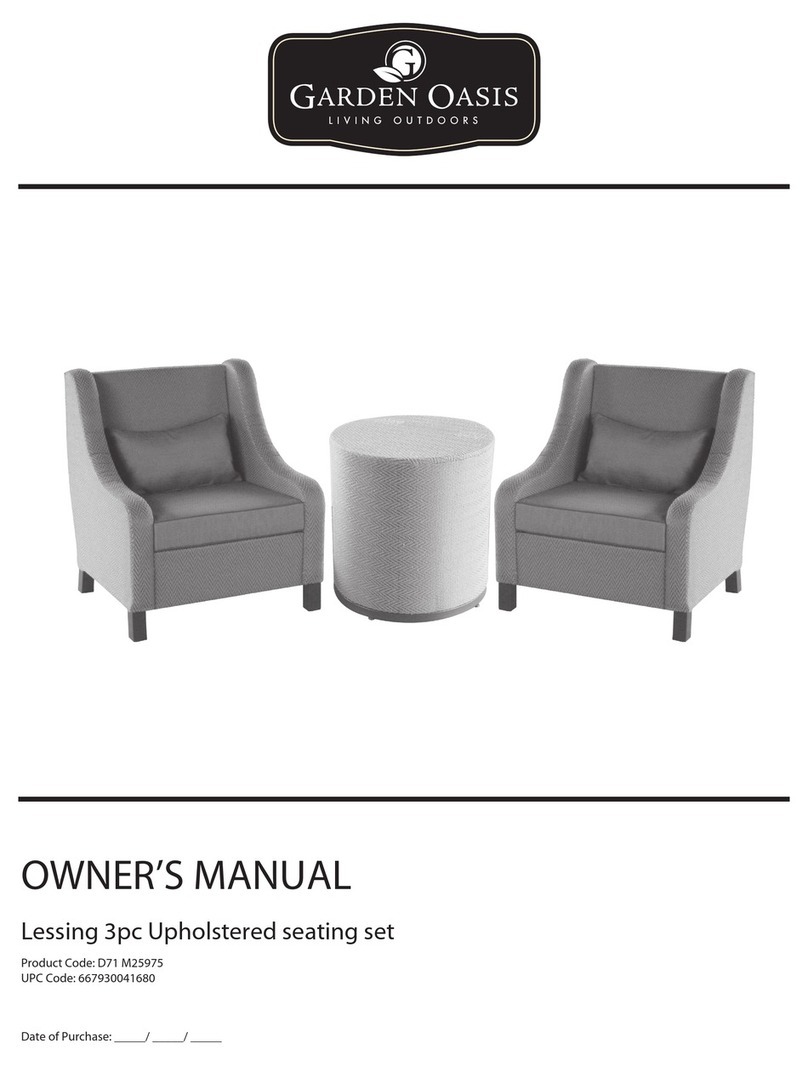Garden Oasis D71 M25975 owner's manual Garden Oasis D71 M25975 owner's manual
