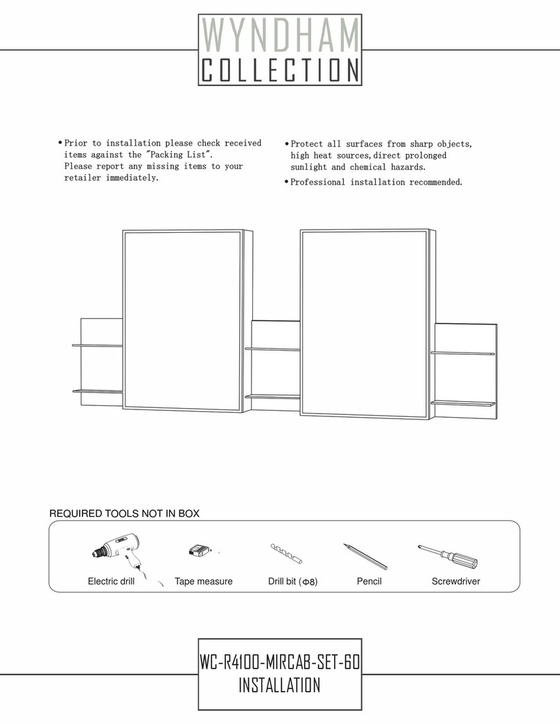 Wyndham Collection WC-R4100-MIRCAB-SET-60 User manual Wyndham Collection WC-R4100-MIRCAB-SET-60 User manual