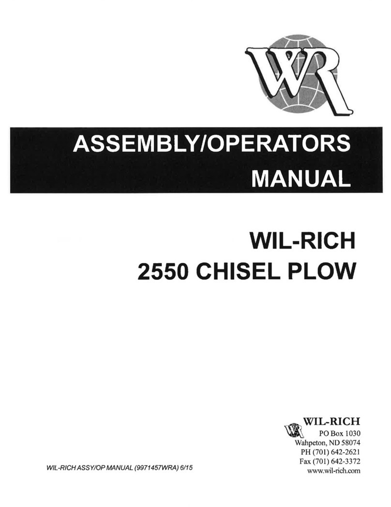WIL-RICH 2550 Operator's manual
