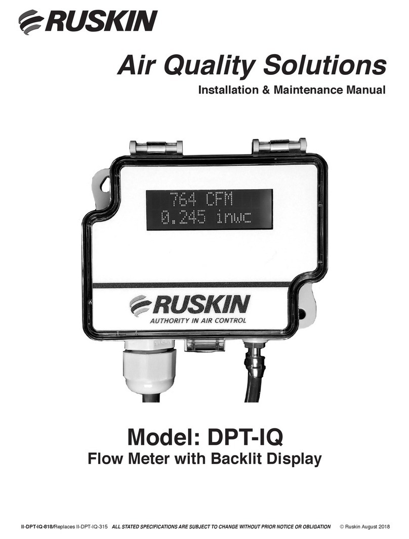 Ruskin DPT-IQ Instruction Manual