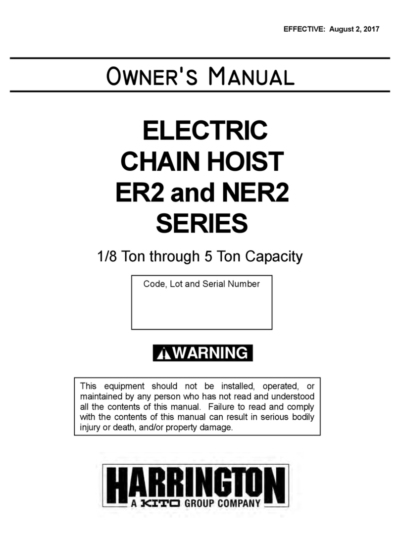 Harrington ER2 Series owner's manual