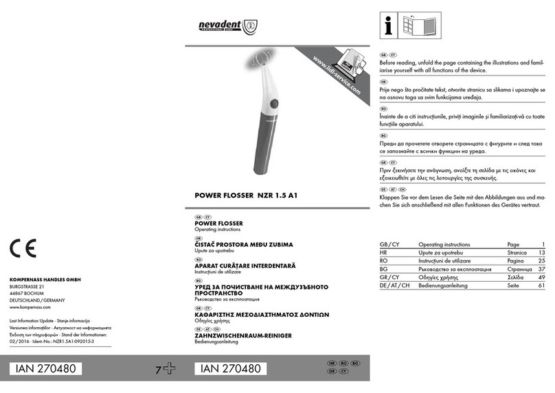 Nevadent NZR 1.5 A1 operating instructions