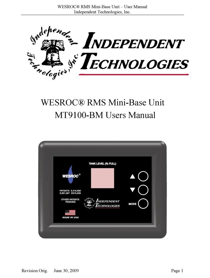 Independent Technologies Wesroc RMS user manual