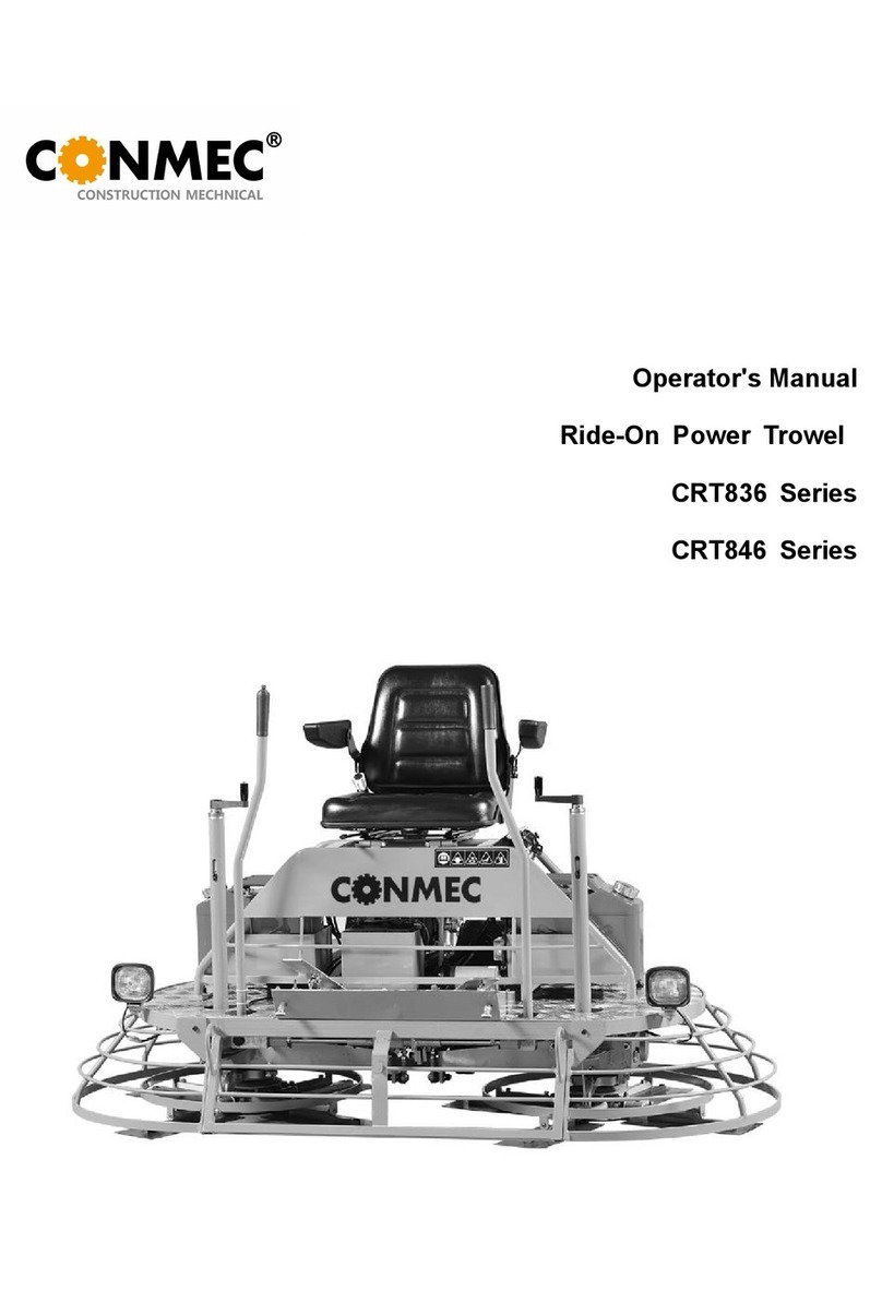 Conmec CRT836-2 Operator's manual