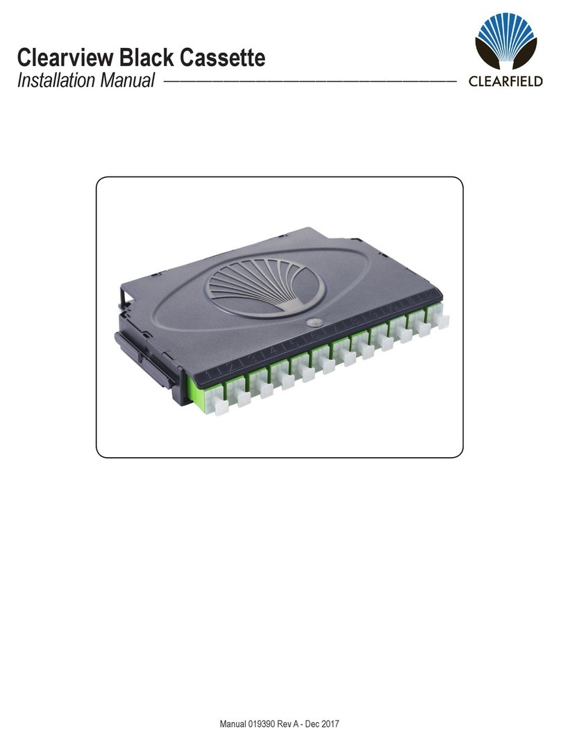 Clearfield Clearview Black installation manual