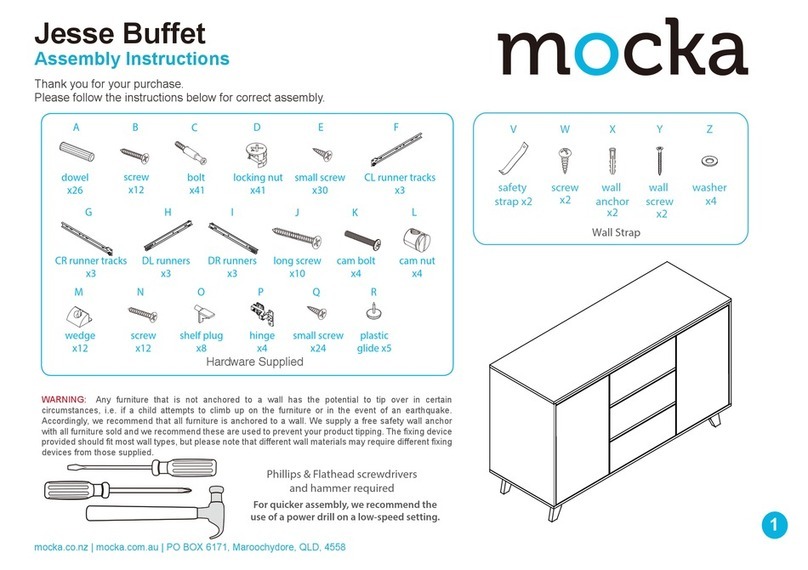 Mocka Jesse Buffet User manual Mocka Jesse Buffet User manual