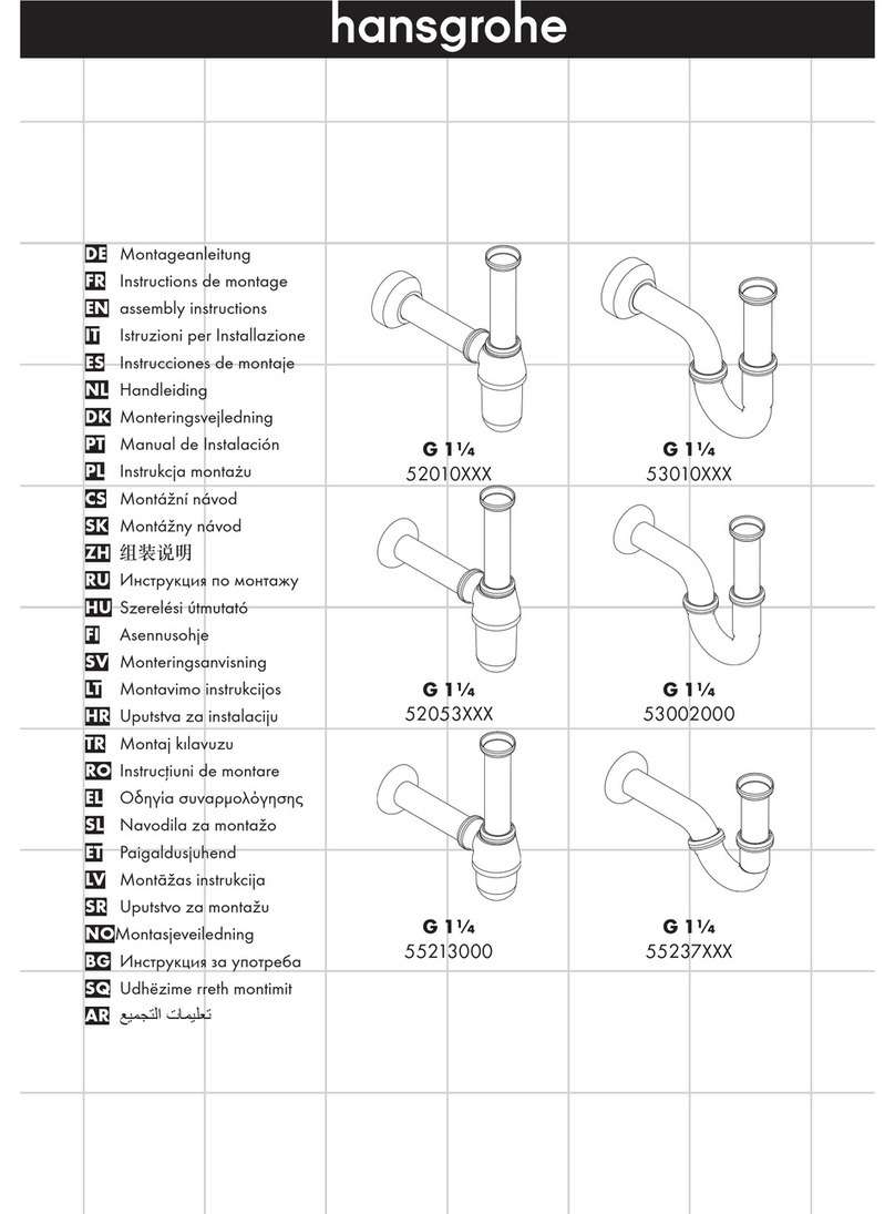 Hans Grohe 52010 Series User manual