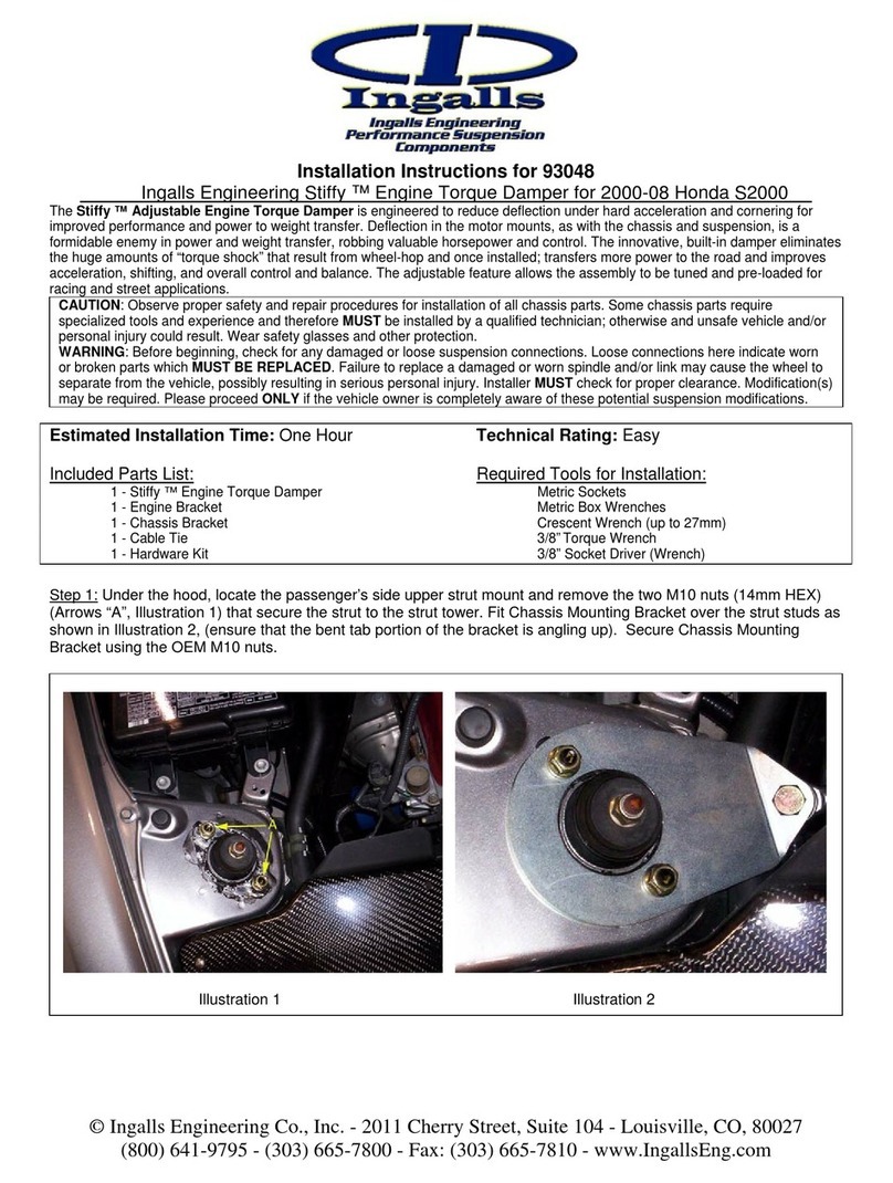 Ingalls Engineering Co., Inc. 93048 installation instructions