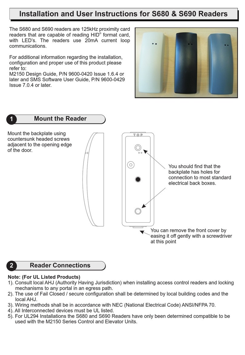 G4S S680 Installation and user instructions