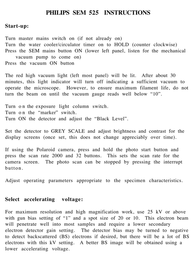 Philips SEM 525 User manual