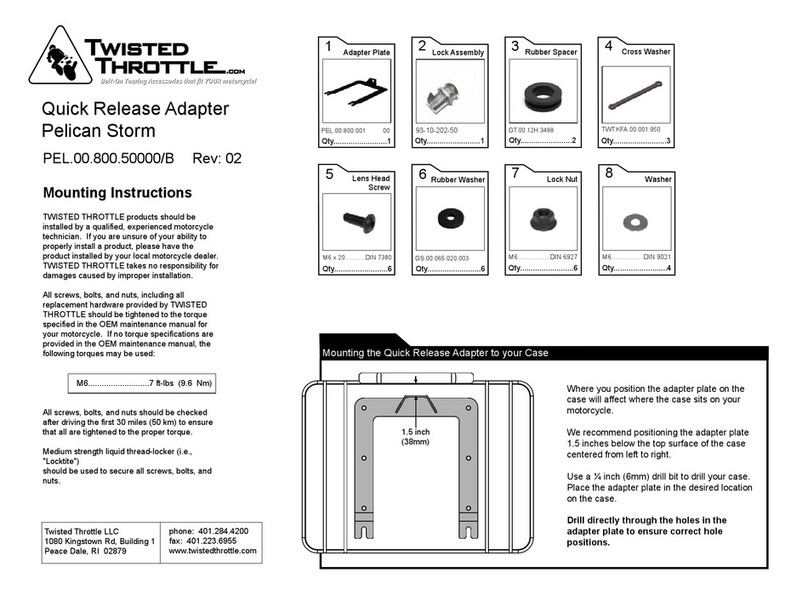 Twisted Throttle Pelican Storm Mounting instructions Twisted Throttle Pelican Storm Mounting instructions