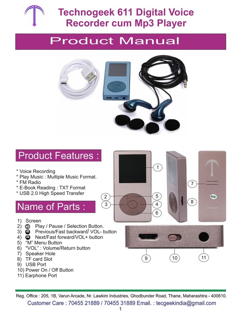 Technogeek 611 product manual
