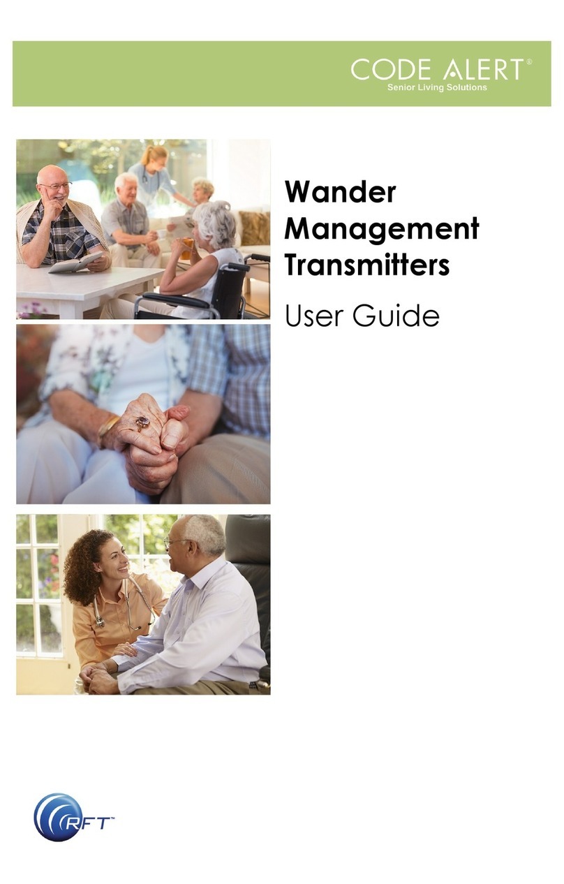 Rf-t Code Alert Wander Management user guide