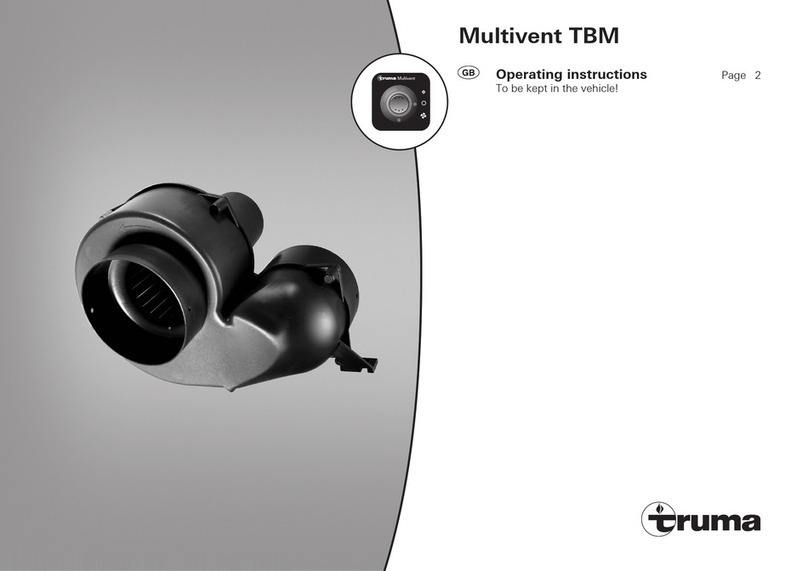 Truma Multivent TBM operating instructions