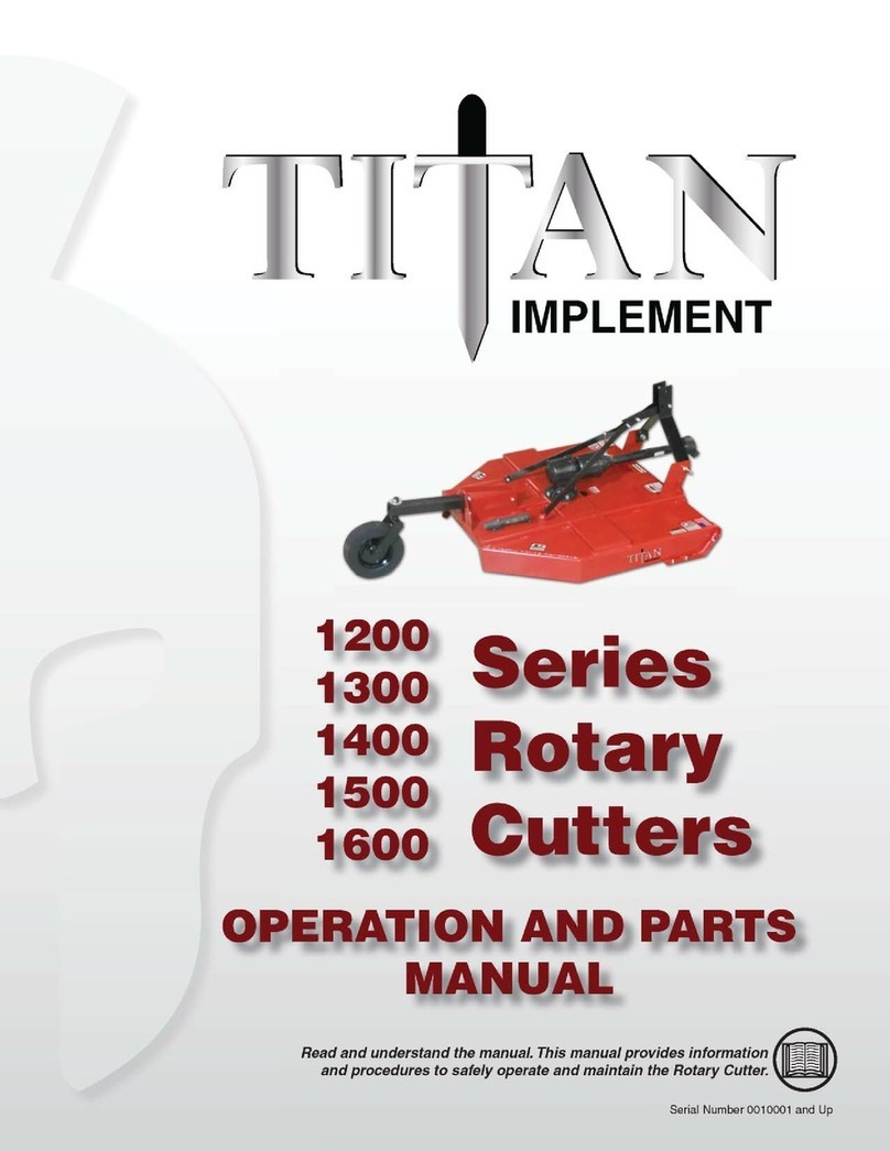 Titan 1204 Operation and parts manual