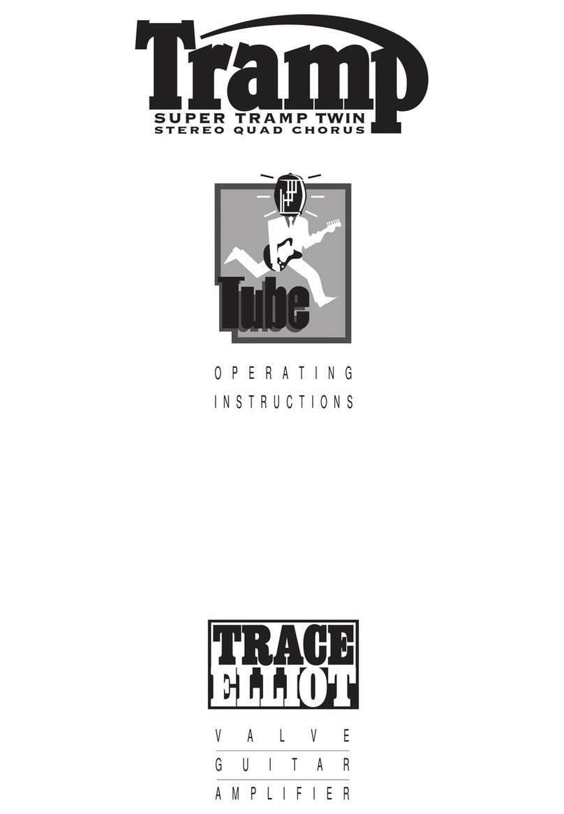 TRACE ELLIOT Tramp User manual