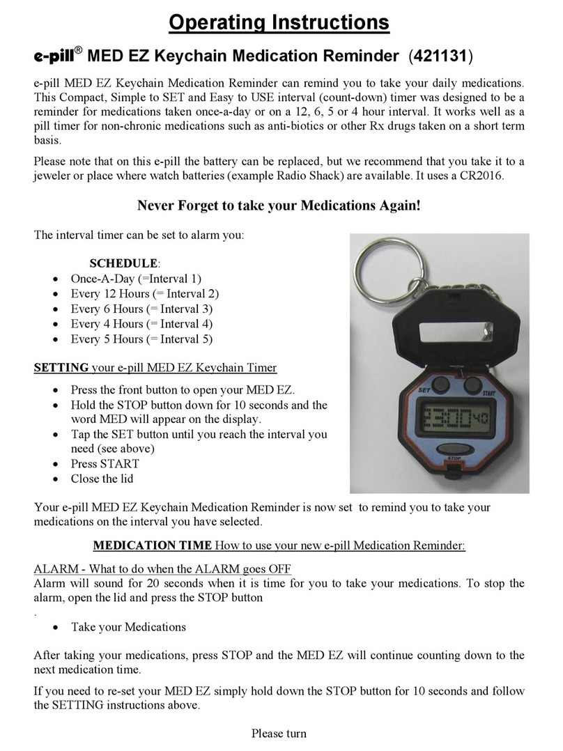 E-Pill MED EZ User manual