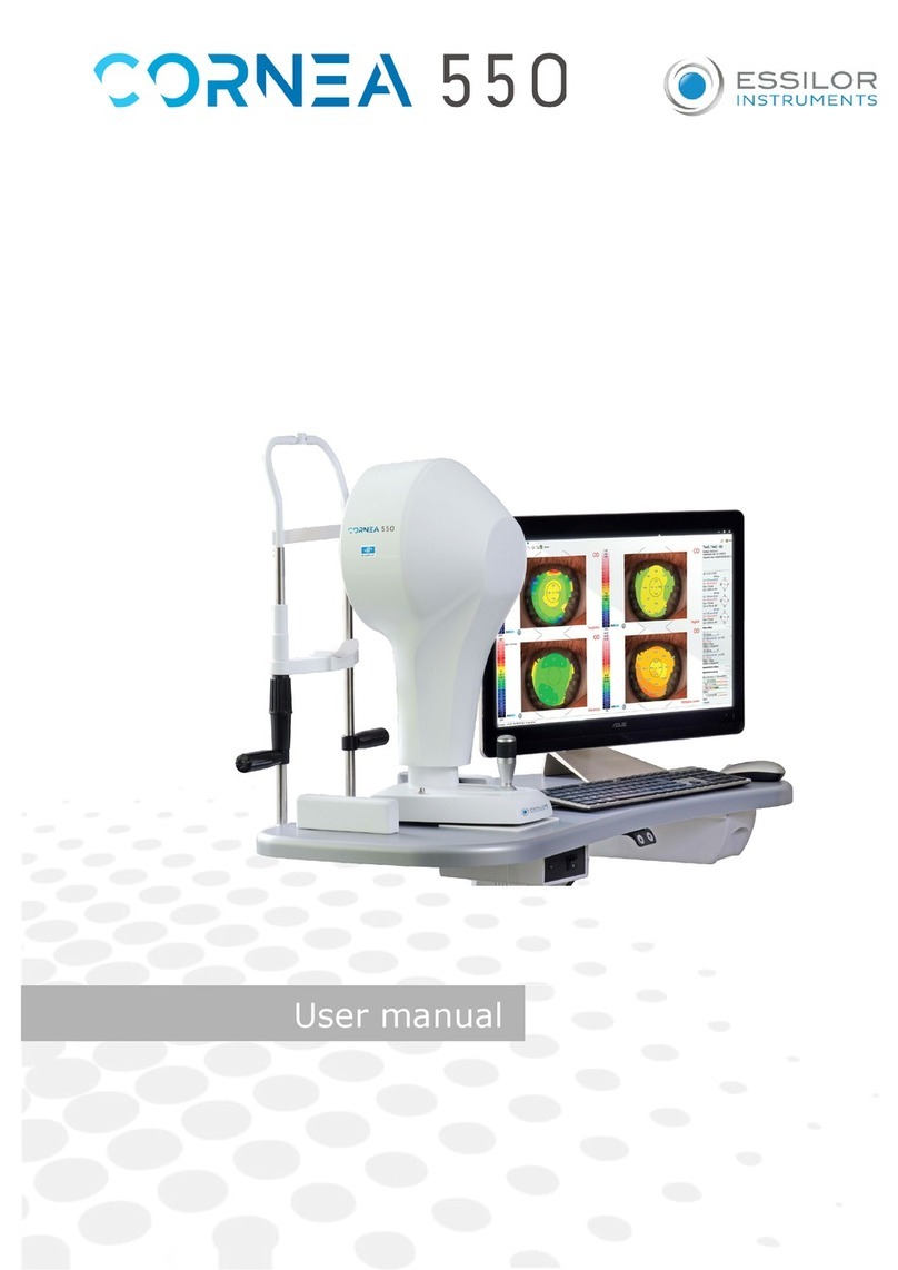 Essilor CORNEA 550 User manual