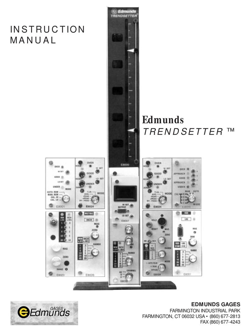 Edmunds TRENDSETTER instruction manual