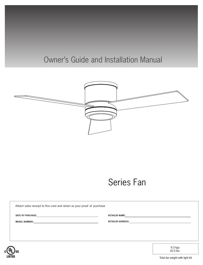 Monte Carlo Fan Company 3CLMR56XXD Series Instruction manual Monte Carlo Fan Company 3CLMR56XXD Series Instruction manual
