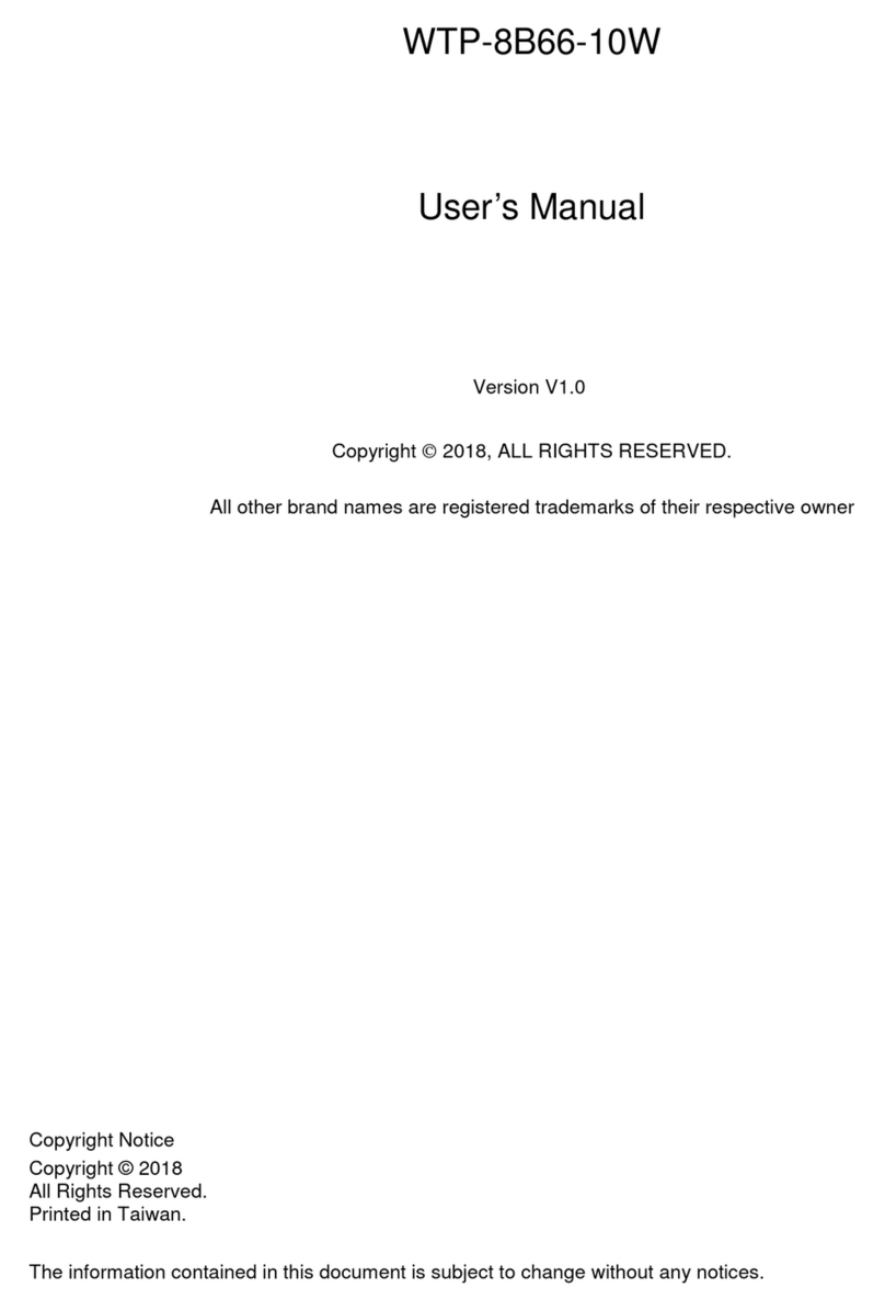 Wincomm WTP-8B66 Series User manual