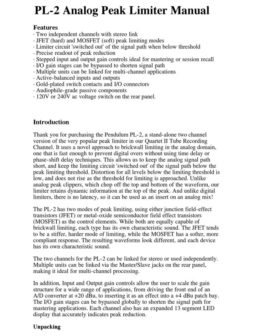Pendulum PL-2 manual