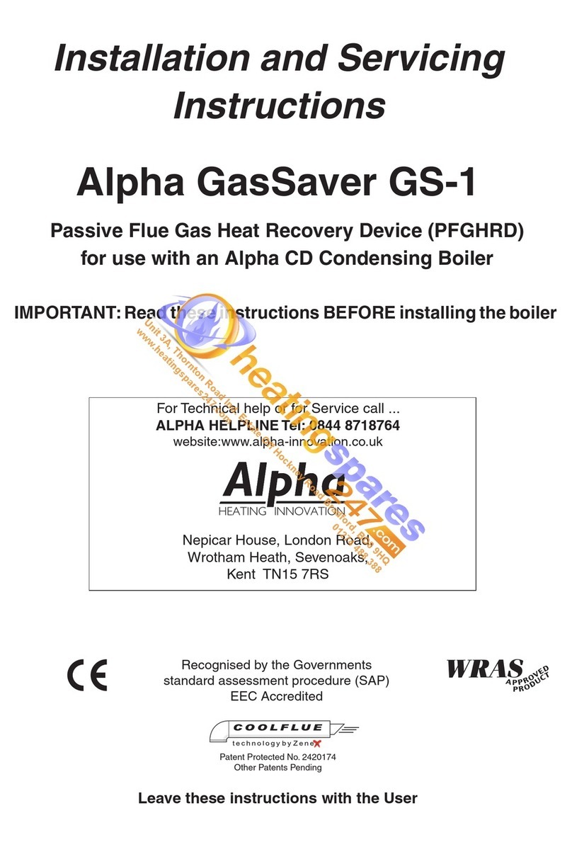 Alpha GasSaver GS-1 User guide