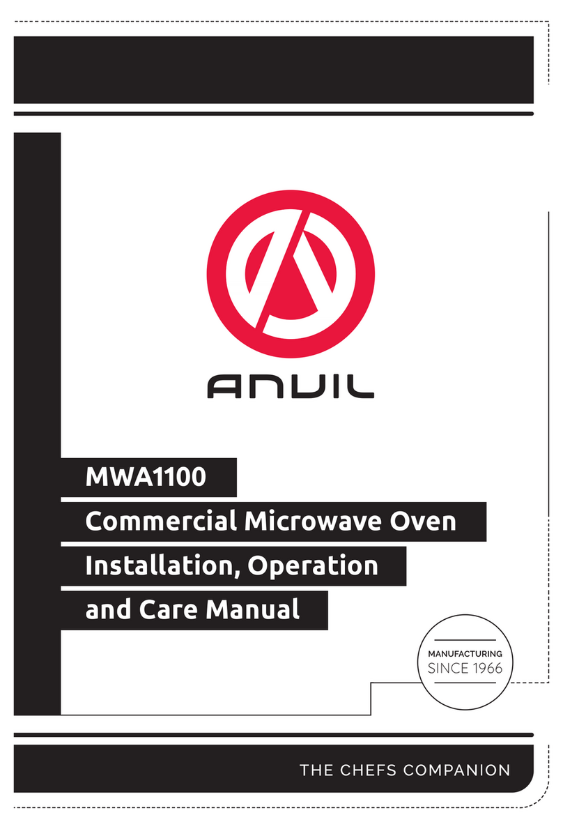 Anvil MWA1100 Installation, Operation and Care Manual