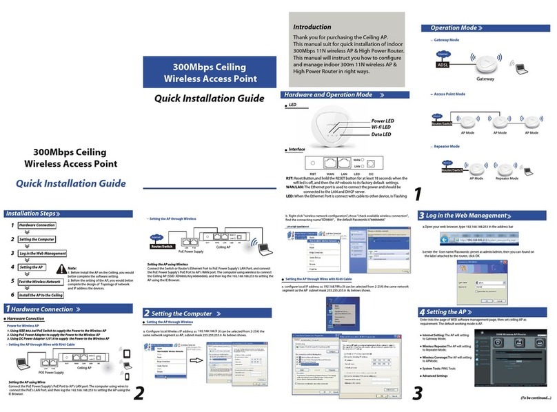 Lafalink XD9800 Quick installation guide