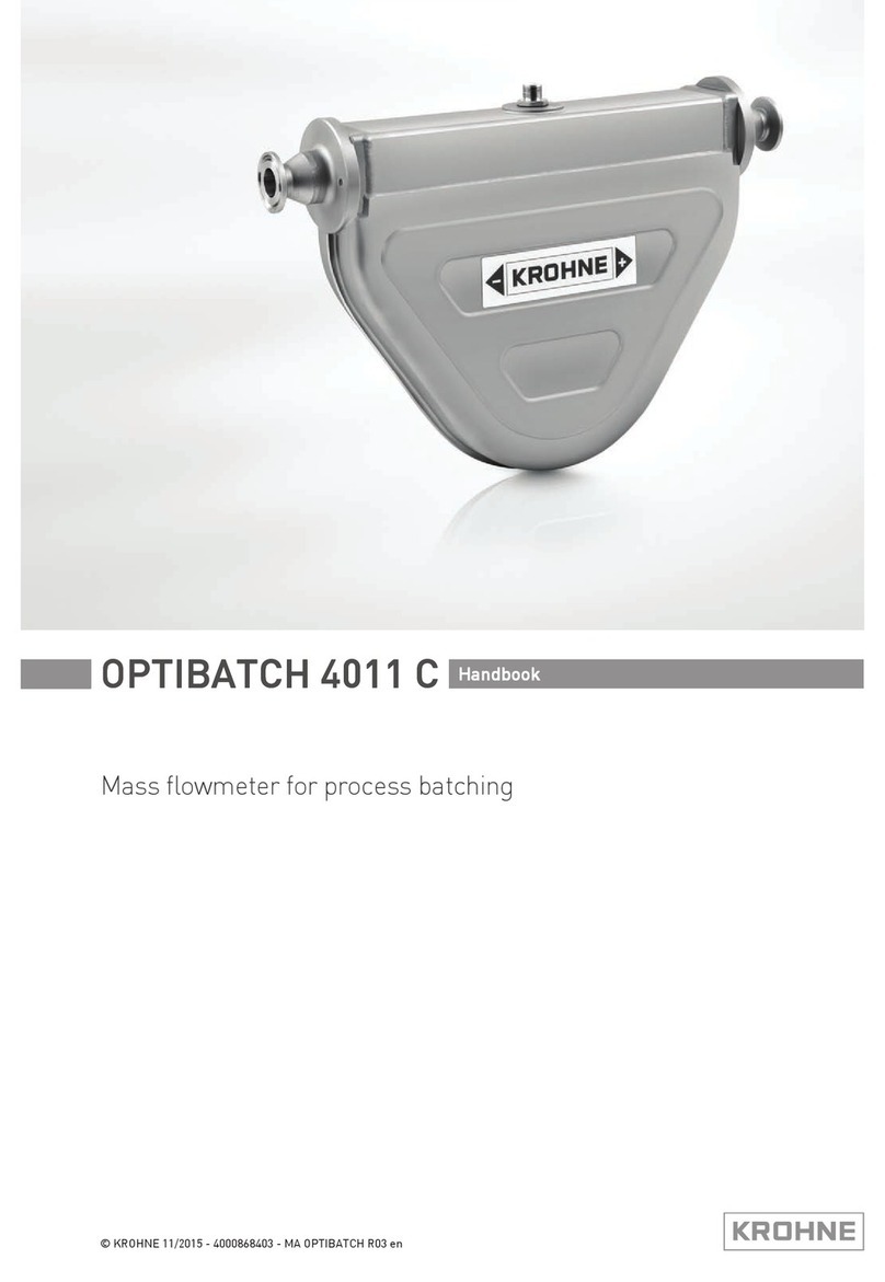 KROHNE OPTIBATCH 4011 C Handbook