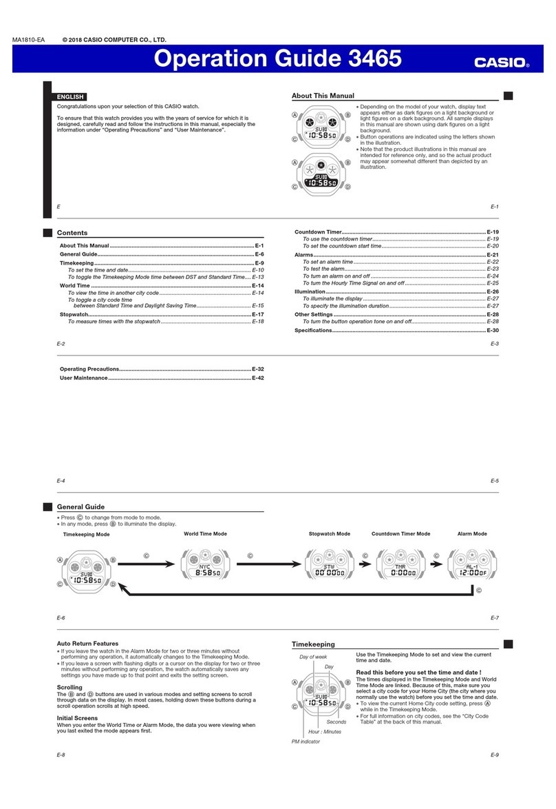 Casio 3465 User manual Casio 3465 User manual