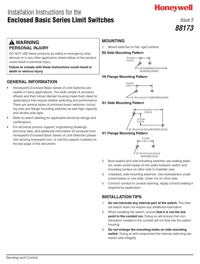 Honeywell 88173 User manual