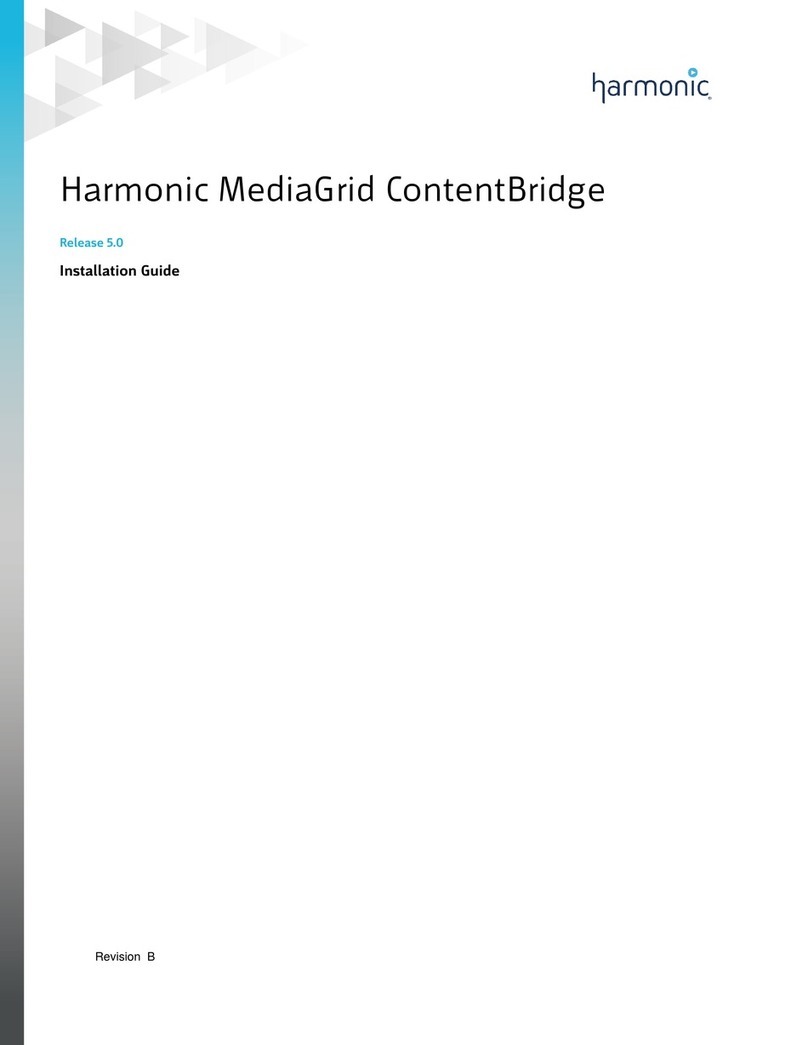 Harmonic MediaGrid ContentBridge 4000 User manual