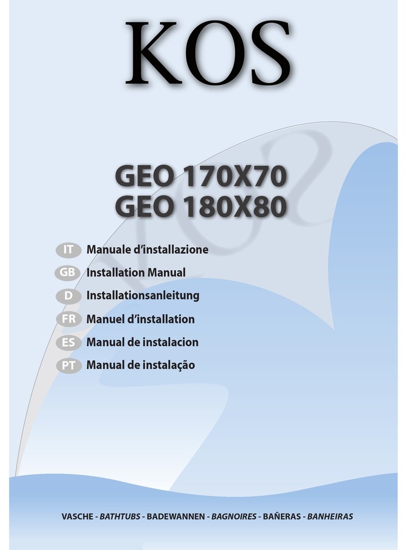 KOS GEO 170X70 User manual