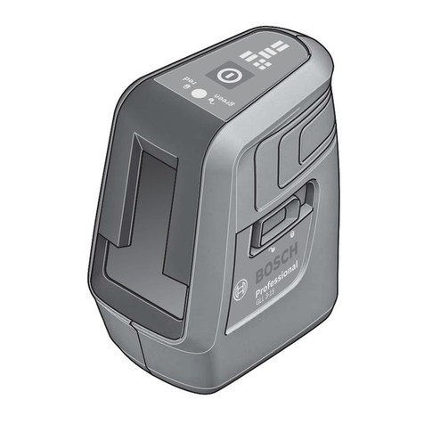 Bosch GLL 3-15 operating instructions