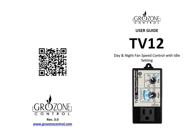 Grozone Control TV12 user guide