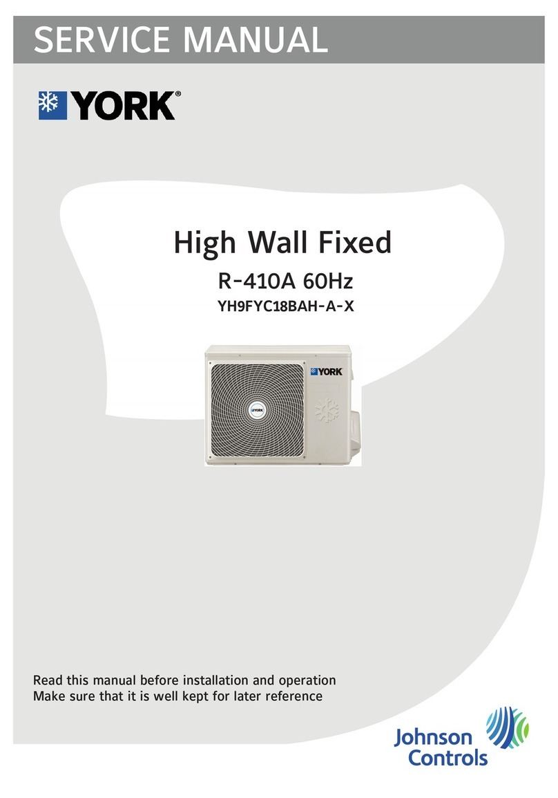 York YH9FYC18BAH-A-X User manual