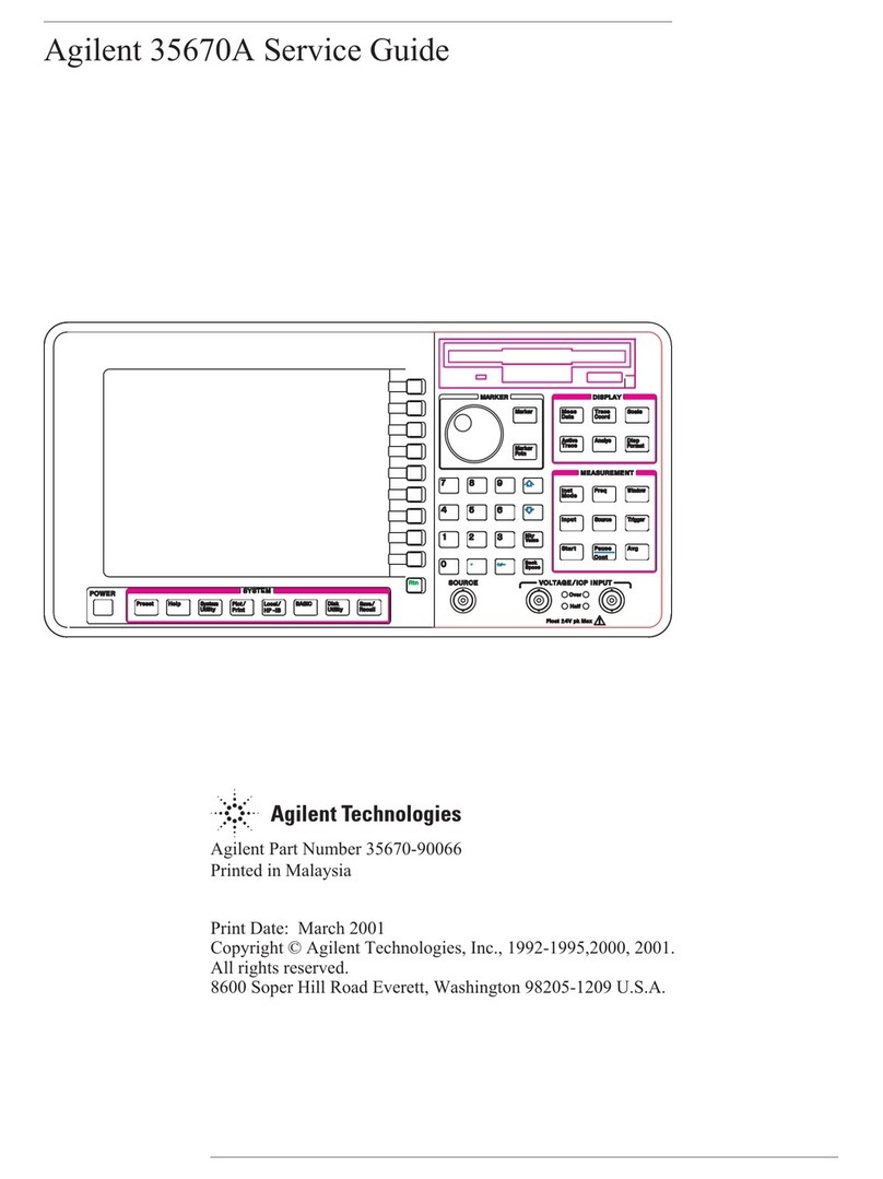 Agilent Technologies 35670A Service guide