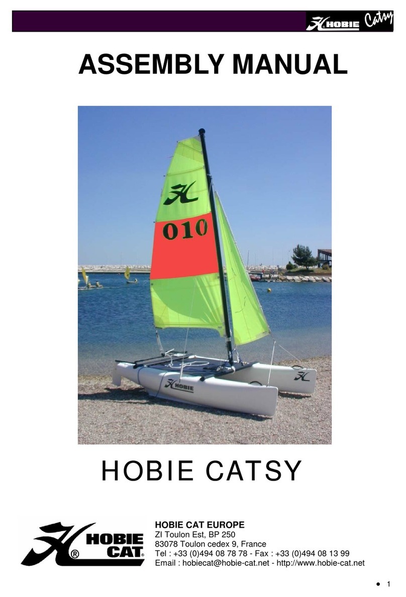 Hobie catsy Assembly manual