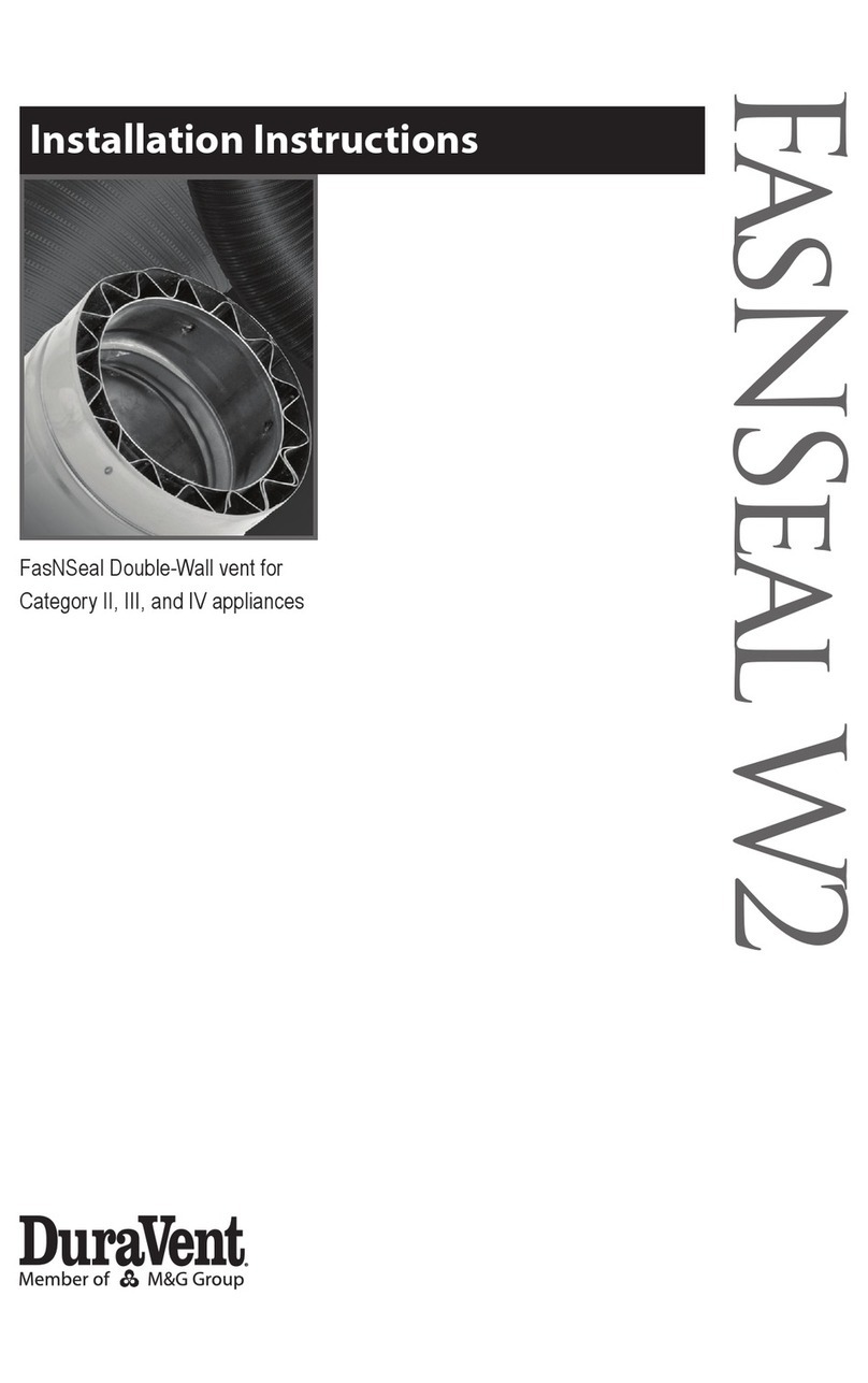 DuraVent FasNSeal W2 installation instructions