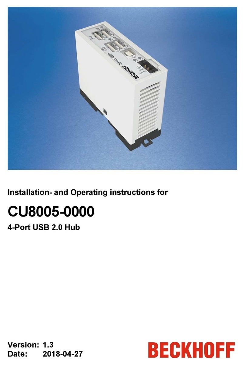 Beckhoff CU8005-0000 User manual