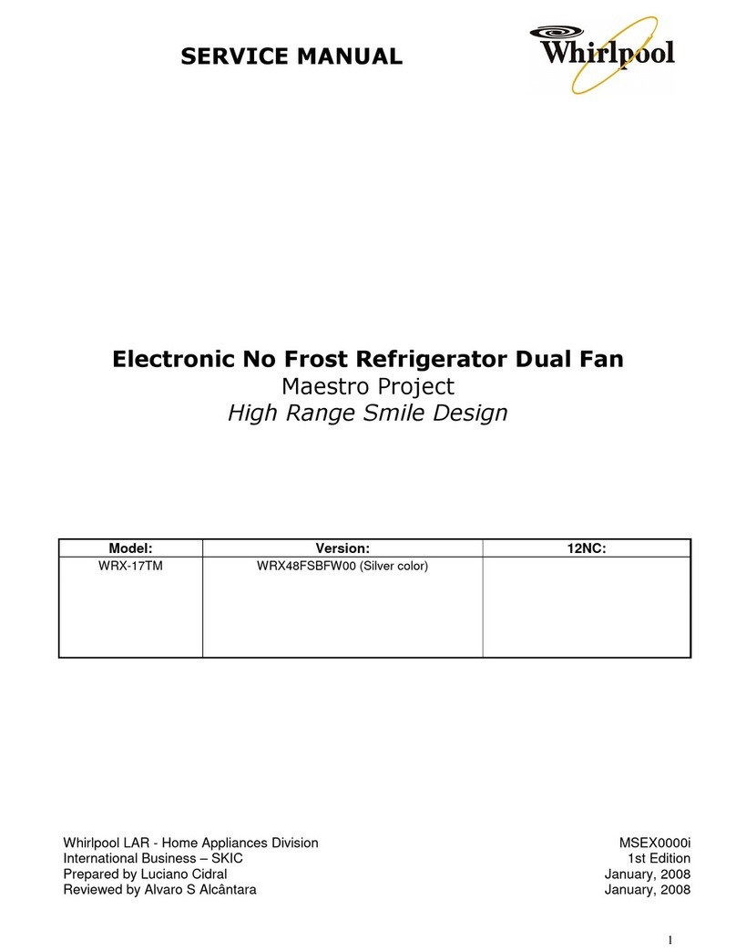 Whirlpool WRX-17TM Service manual