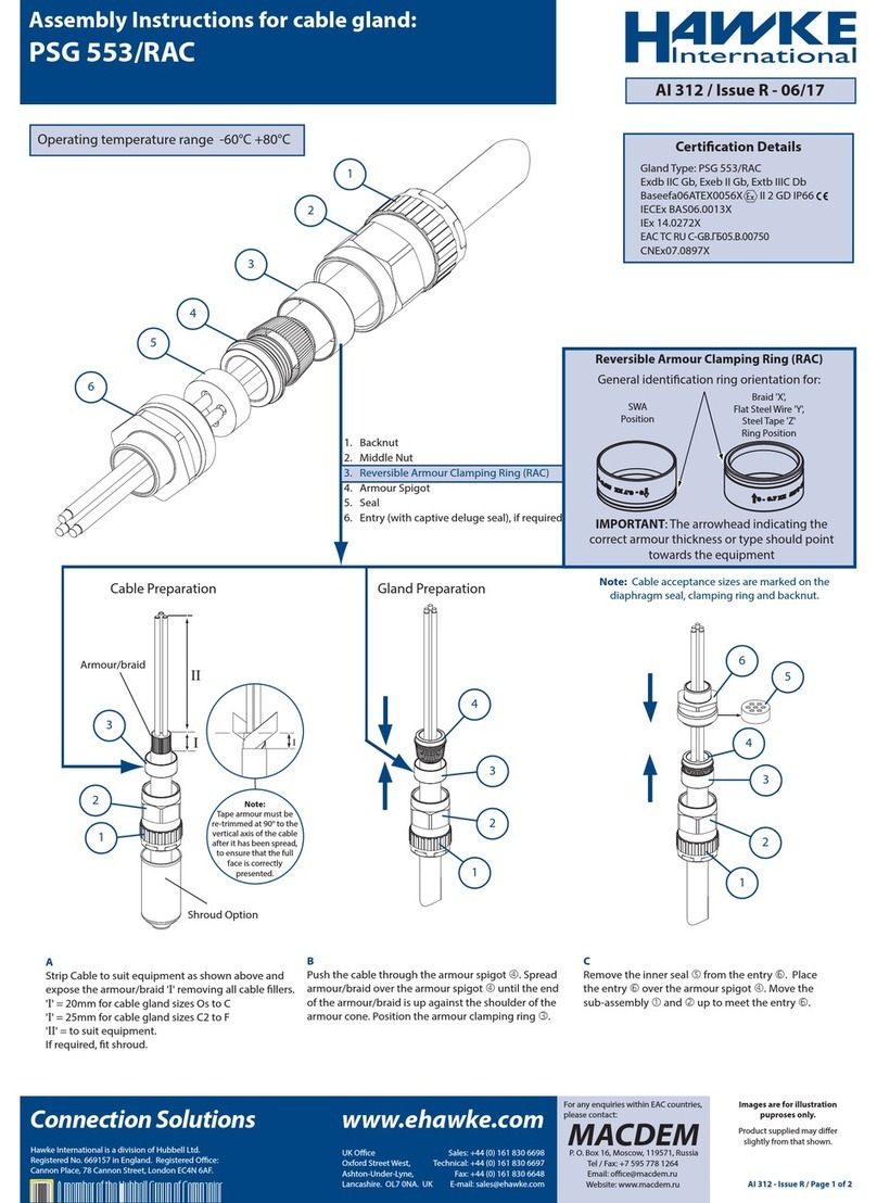 Hawke PSG 553/RAC Assembly instructions