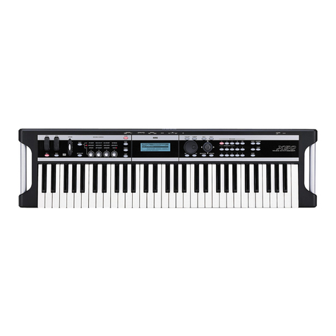 Korg MICROX X50 User manual