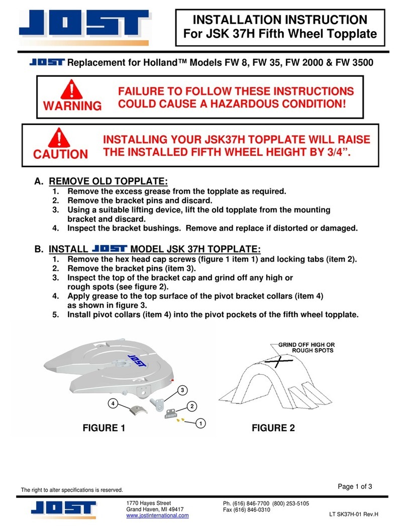 jost JSK 37H Installation instruction