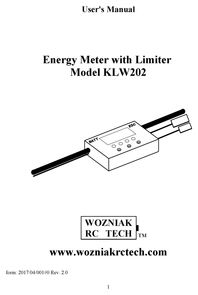 Wozniak RC Tech KLW202 user manual