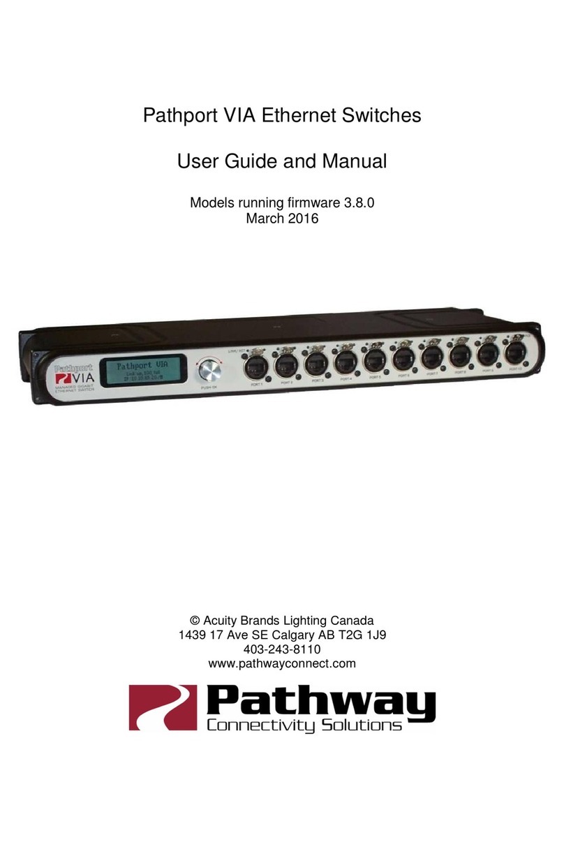 Pathway connectivity solutions Pathport VIA 6730 User manual